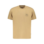 Brown Cotton Men's T-Shirt