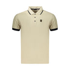 Beige Cotton Men's Polo
