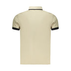 Beige Cotton Men's Polo