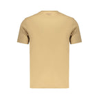 Brown Cotton Men's T-Shirt