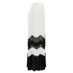 White Polyester Women Skirt