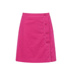 Pink Cotton Women Skirt