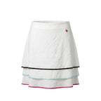 White Viscose Women Skirt