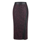 Black Wool Women Skirt
