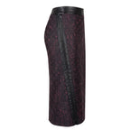 Black Wool Women Skirt