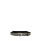 Brown Cotton Regular Belt