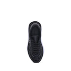 Black Fabric Athletic Sneakers