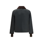Bicolor Cotton Shell Jacket