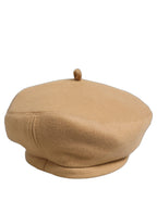 Beige Wool French Style Beret Capello Hat