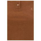 Brown Cotton Polo Shirt