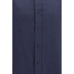 Blue Cotton Dress Shirt