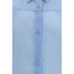 Blue Wool Oves Aries Dress Shirt
