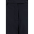 Blue Polyester Dress Pants