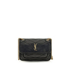 Black Calf Leather Bos Taurus Shoulder Bag