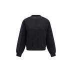 Black Cotton Sweatshirt