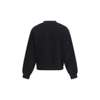 Black Cotton Sweatshirt