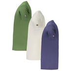 Green Cotton Men's T-Shirt