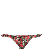 Multicolor Floral Print Beachwear Bikini Bottom