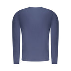 Blue Cotton Men T-Shirt
