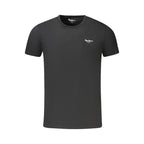 Black Cotton Mens T Shirt
