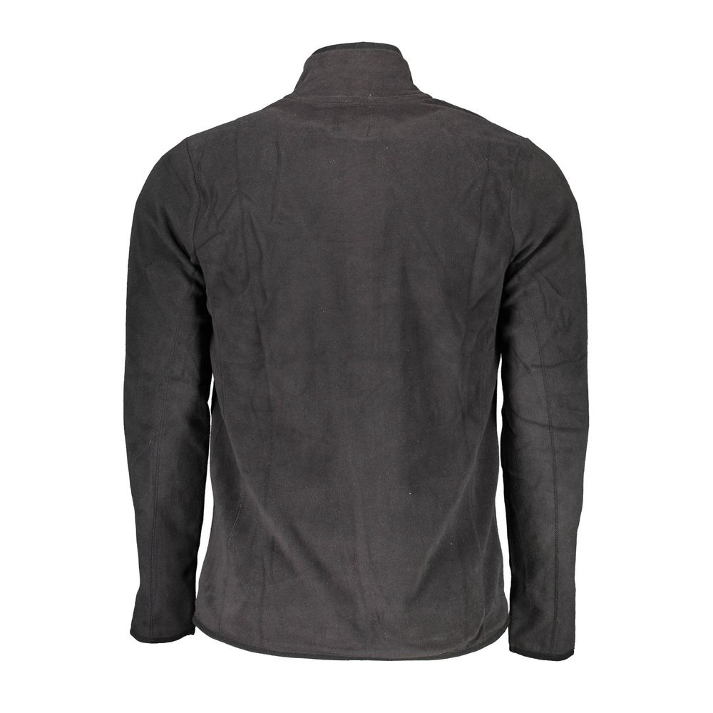 Black Polyester Men's Sweatshirt