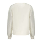 White Cotton Women's Sweatshirt