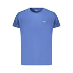 Blue Cotton Men's T-Shirt