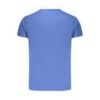 Blue Cotton Men's T-Shirt