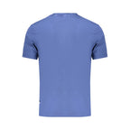 Blue Cotton Male T-Shirt