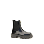 Black Calf Leather Bos Taurus Chelsea Boots
