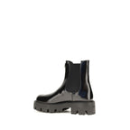 Black Calf Leather Bos Taurus Chelsea Boots