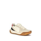 Beige Polyamide Athletic Sneakers