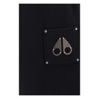 Black Cotton Casual Pants