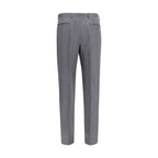 Gray Wool Oves Aries Casual Pants