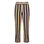 Black Viscose Women Trousers