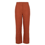 Brown Viscose Women Pant