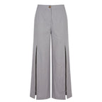 Grey Polyester Women's Pant