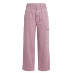 Purple Cotton Women Pants