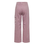 Purple Cotton Women Pants