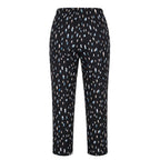 Blue Cotton Women Pants
