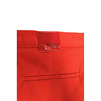 Orange Cotton Women's Pant