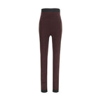 Purple Viscose Leggings