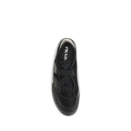 Black Nylon Low Top Sneakers