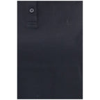 Black Recycled Cotton Polo Shirt