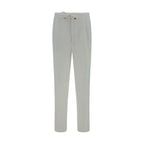 White Linen Casual Pants