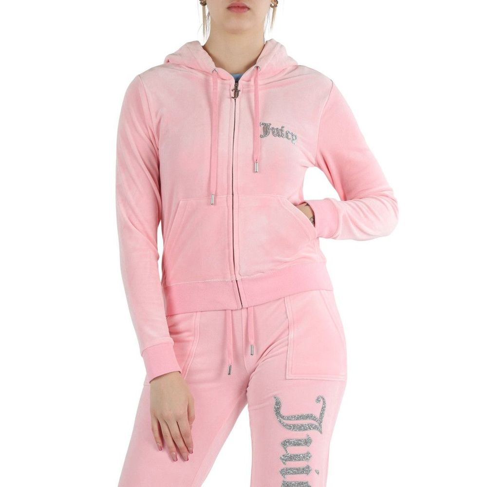 Pink Polyester Sweatshirt