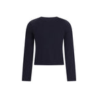 Blue Cotton Long Sleeve T-Shirt