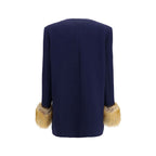 Blue Wool Oves Aries Coat