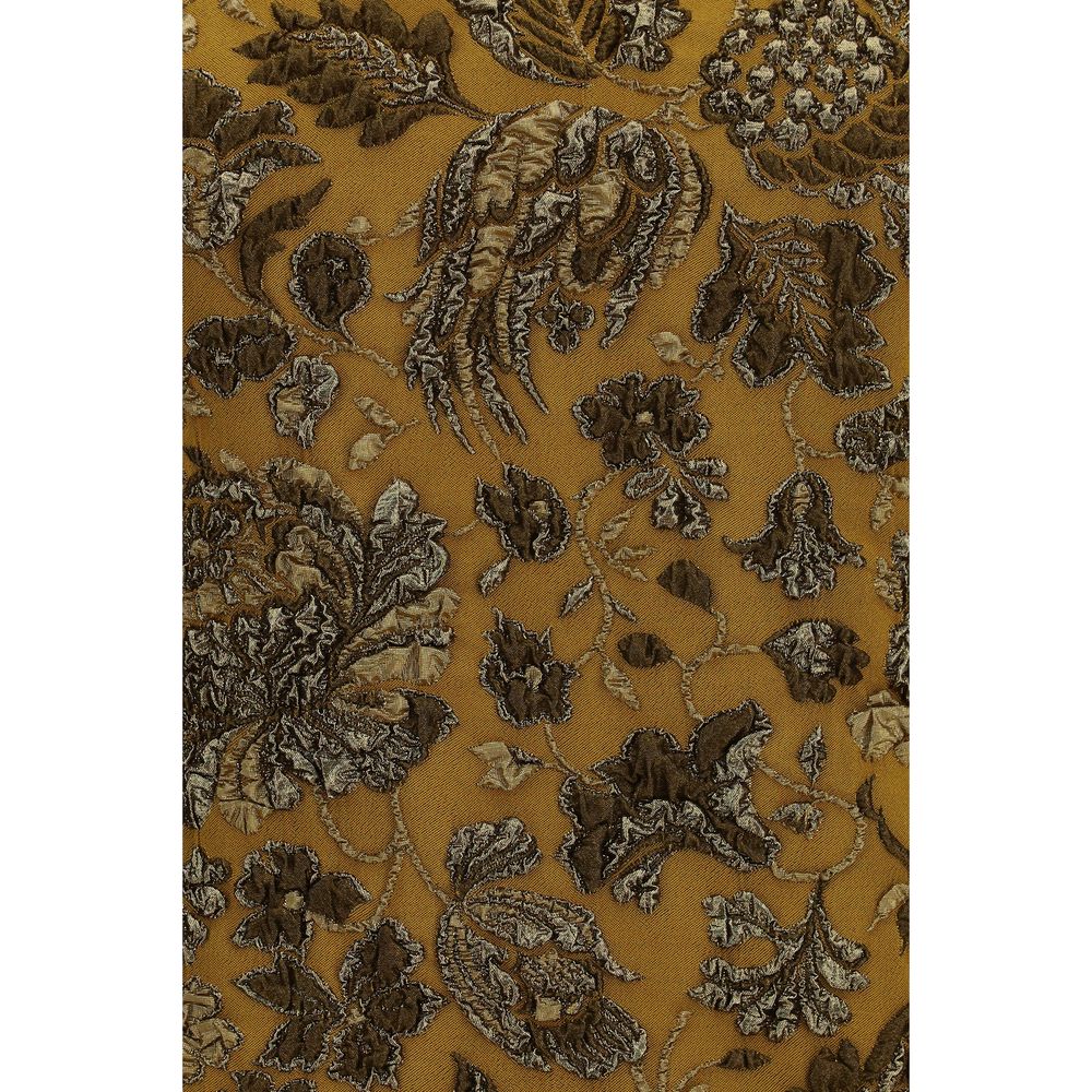 Brown Polyamide Casual Dress