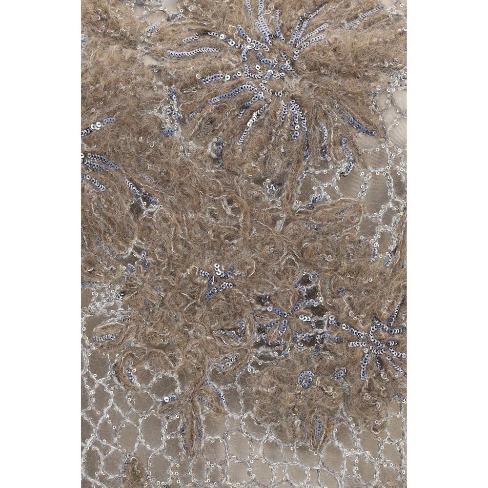 Beige Mohair Blouse